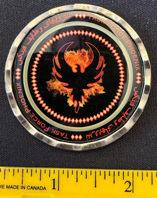 Task Force Phoenix Op Enduring Freedom 2006-7 Challenge Coin, RARE