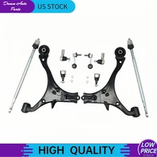 10X Tie Rod Sway Bar Control Arm Ball Joint Kit For 2001-2005 Honda Civic