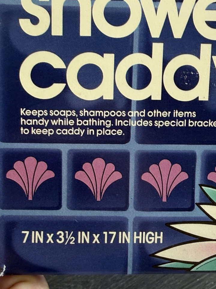 Bandeja de jabón transparente carrito de baño/ducha Rubbermaid vintage nuevo de colección NUEVO no. 2812 1987 Foto 4 de 4