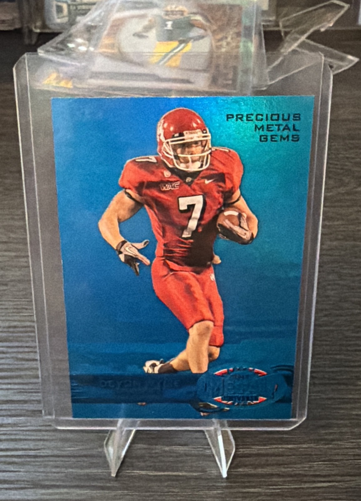 Devon Wylie Fleer Retro Metal #M99 Blue Precious Metal Gem