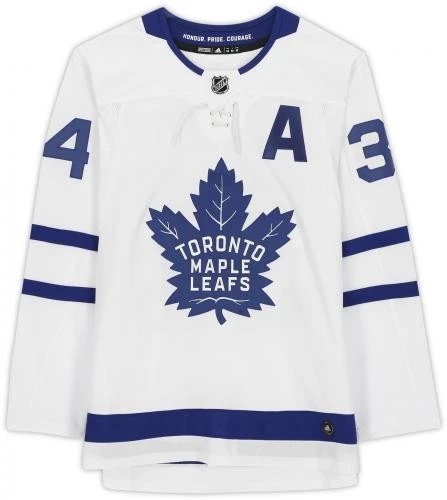 Auston Matthews Maple Leafs Signed White Adidas Jersey w/Rocket Richard Insc - Image 4 of 4