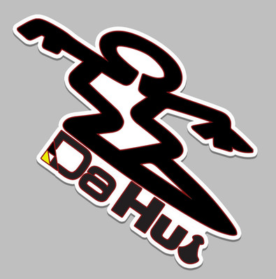 Da Hui Surf Die Cut Sticker Decal 9'' x4.2'' North Shore Hawaii