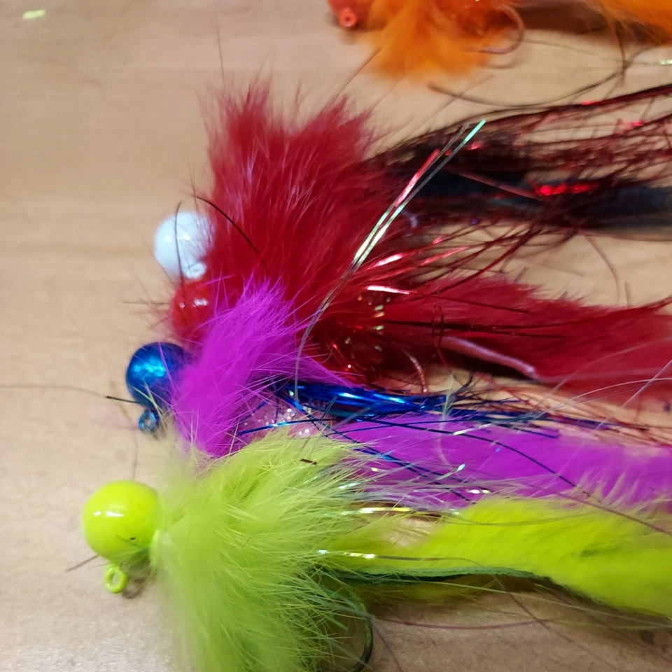 Plantillas de contracción de 1/2 oz colores populares paquete de 8 salmón/cabeza de acero Foto 3 de 4