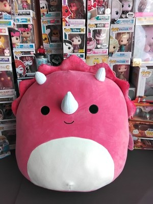 Squishmallows 20'' Tristan The Red Triceratops Retired, Hard To Find. New W/ Tags