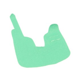 1x LEGO Belville Fabric Horse Green 71458 Belblank 5855 5871 4106949 70997