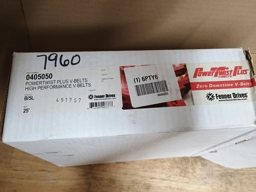 Approximately 25' of Fenner Drives 4505050 Power Twist Plus V-Belt