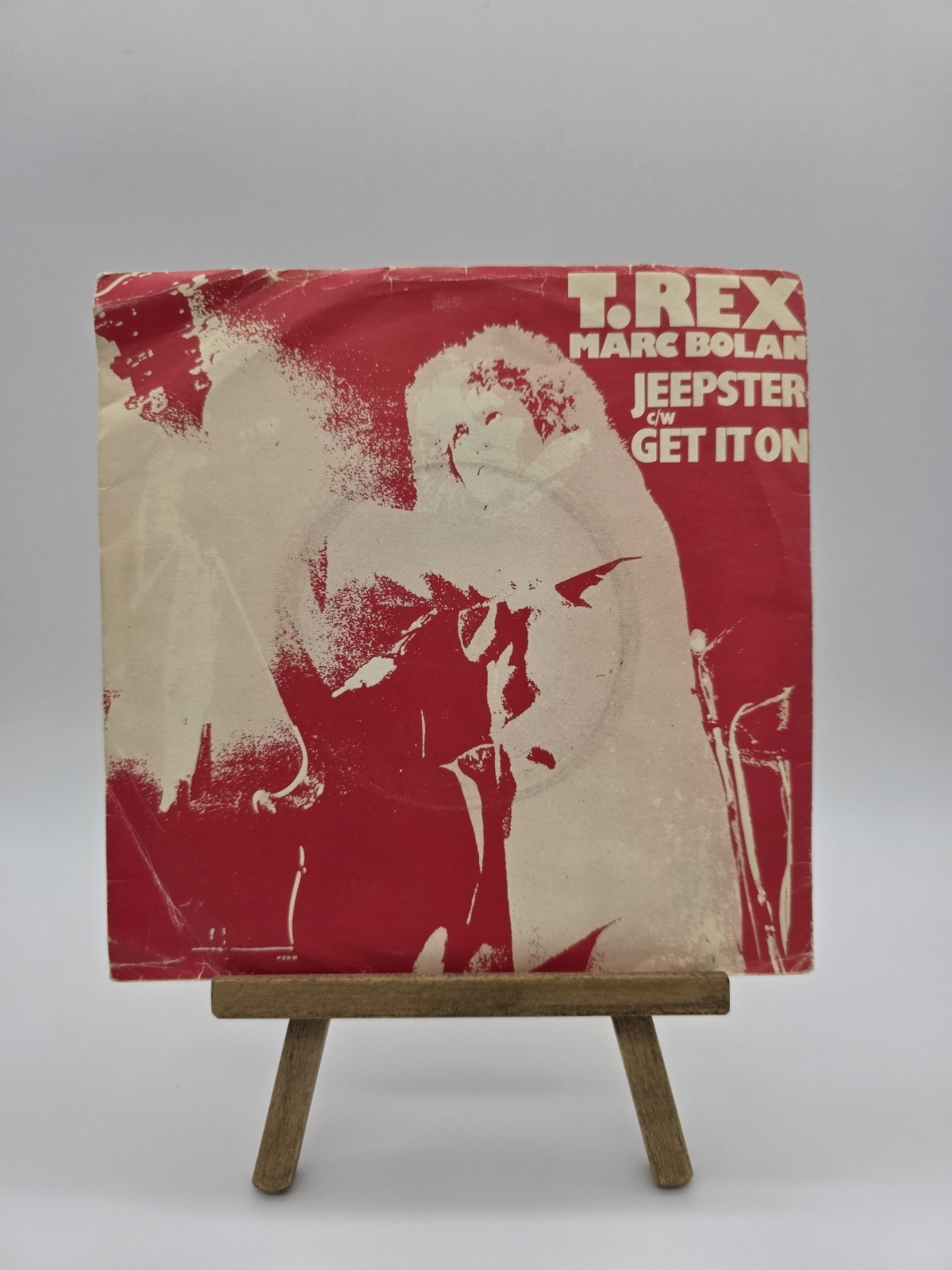 T REX "Jeepster / Get It On" 7in Vinyl Cube Box Marc Bolan Glam Metal