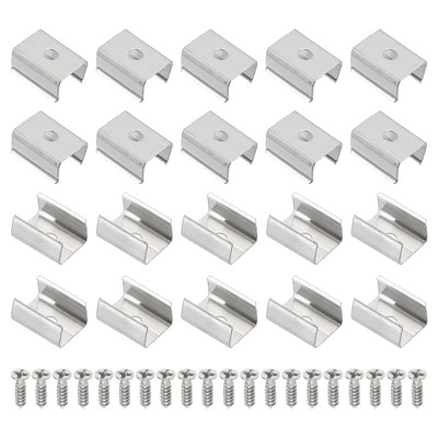 LED-Streifen Clips, 60Stk Befestigungsklammern Halterung für 9mm bis 10mm