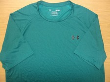 Under Armour HeatGear Tech Performance Gym Training T-Shirt LT Tall NEW 