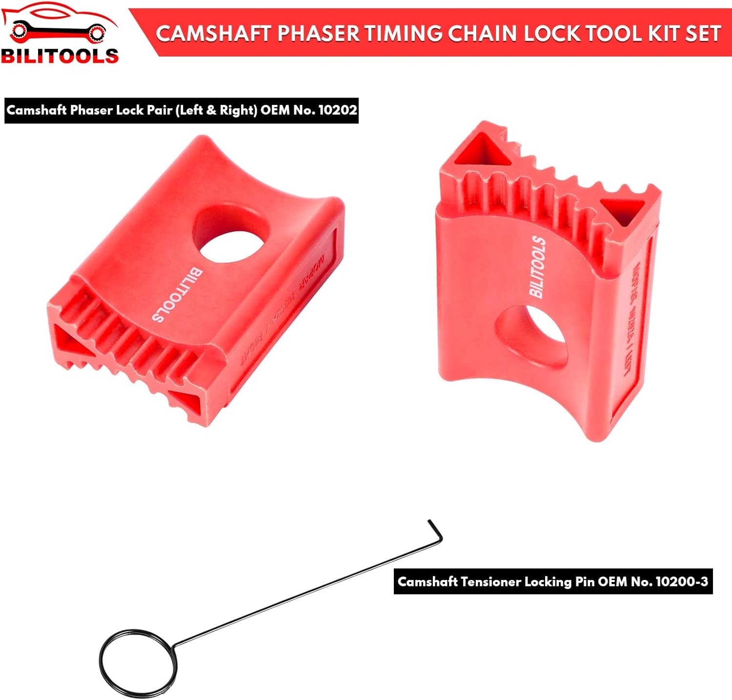 BILITOOLS 3.6 Pentastar Timing Tool Kit-Cam Phaser Locking Kit for 3.6L... 