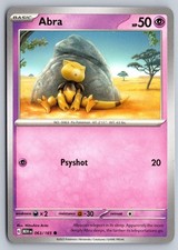 Abra 063/165 Common 151 Pokemon Card Near Mint