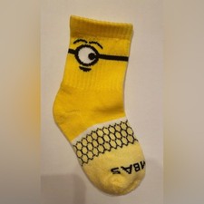 Bombas Minions Socks Size J 8T-11T Junior NWOT