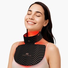 INIA Red Light Therapy Mask for Neck D collet    850nm NIR  3 Light Modes f...
