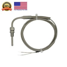 Exhaust Gas Temperature Egt Sensors J Type 90 Bend Probe 18 Npt 6 Ft Cable