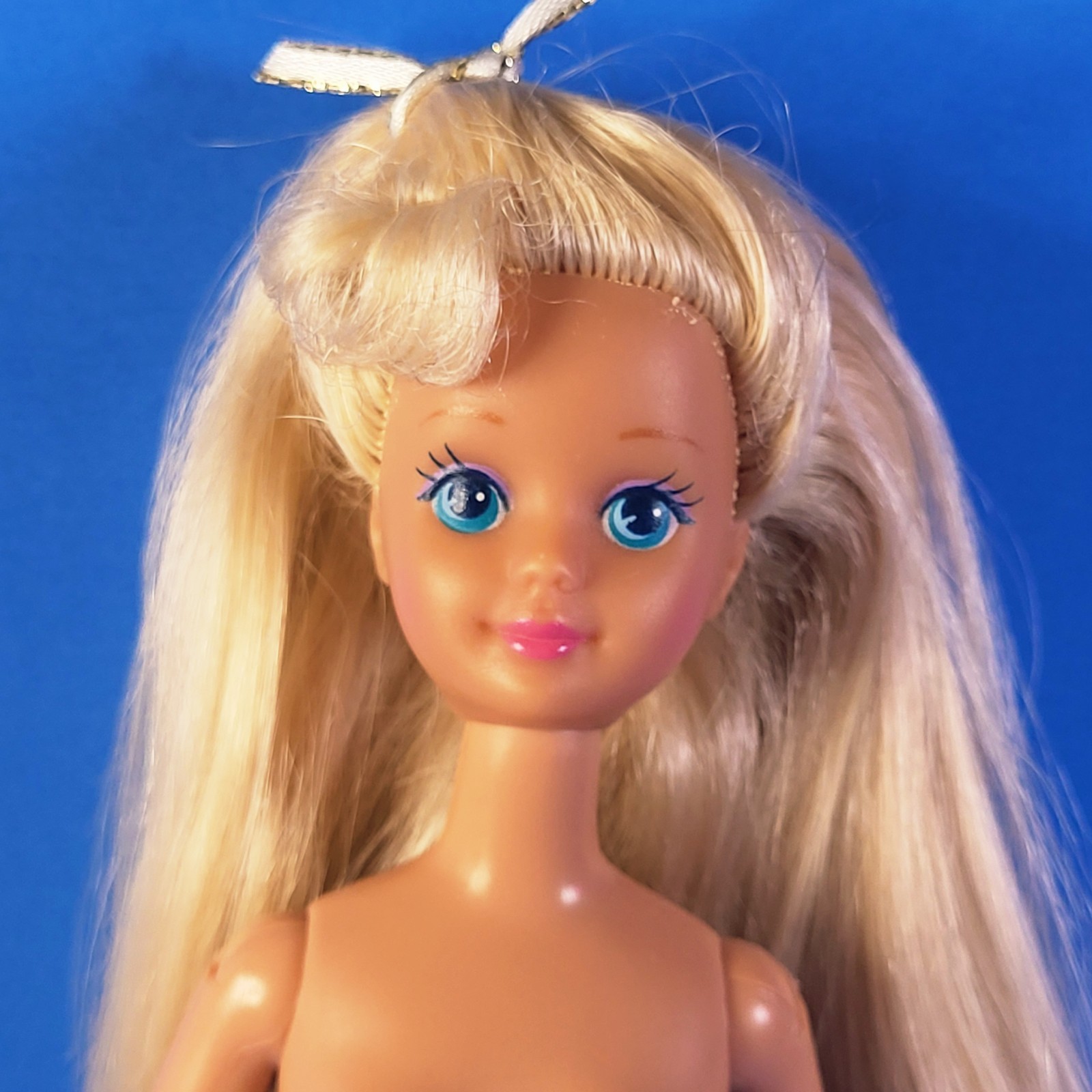 Barbie Cool Tops Skipper Doll 1989 Nude Teen Sweetheart Face Shoes TNT Waist