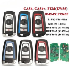 315/433/868Mhz Smart Remote Key KeylessGo For BMW 3 5 7 Series 2009-2016