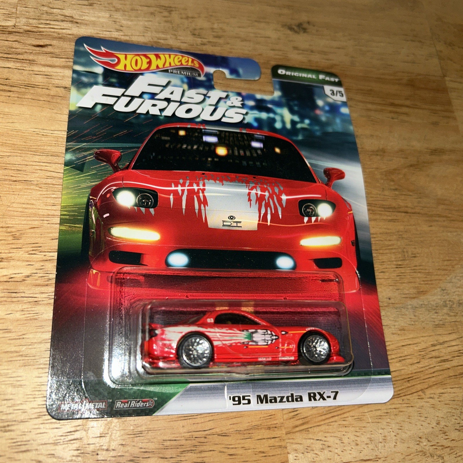 Hot Wheels Premium Fast & Furious Original Fast 3/5 '95 Mazda RX-7