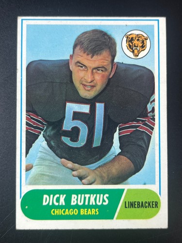 Dick Butkus #127 1968 Topps card