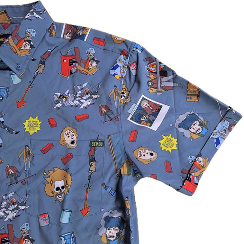 RSVLTS Kunuflex Home Alone Harry Marv Sticky Bandits AOP Größe M Kurzarm Neu mit Etikett - Bild 6 von 21