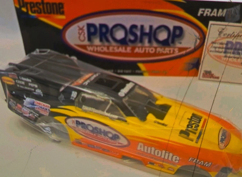 ((RARO Y MUY BUEN ESTADO) Proshop 1:24 Diecast Pontiac Funny Car Fram (NUEVO EN CAJA) Foto 3 de 4