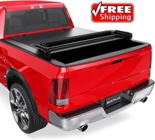 Soft Quad FOLD Truck Bed Tonneau Cover Compatible for 2002-2025 Dodge Ram 1500 I