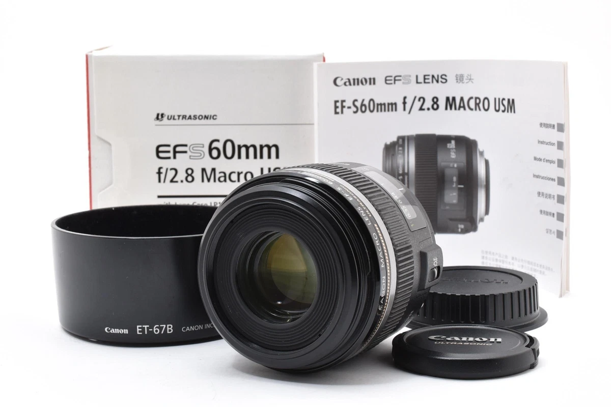 Canon EF-S 60mm Focal Macro/Close Up Camera Lenses for sale | eBay