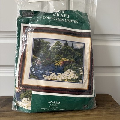 The Craft Collection Limited Azaleas Tapestry Kit Vintage geöffnet aber unbenutzt