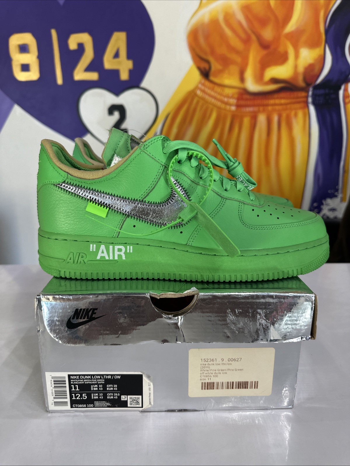 OFF WHITE X NIKE Taglia 10 Nike Air Force 1 Low x Off White Brooklyn