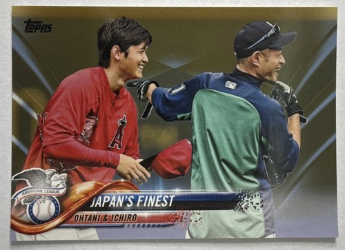 Ichiro / Shohei Ohtani [Gold] #US153 2018 Topps Update card