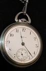 Antique 1910 Elgin Pocket Watch 18s 15 Jewels Grade 326 Running with Chain