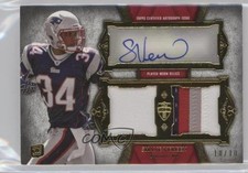 2011 Topps Supreme Relic Red 10/10 Shane Vereen #SADR-SV Dual Patch Auto 2t4