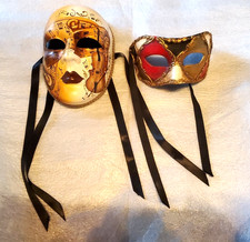 Venetian MASKS made in Italy, MUSIC THEMED, artist signed