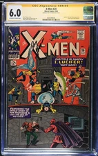 X-men 20 Cgc 6.0 SS Signed Signature Series By Roy Thomas