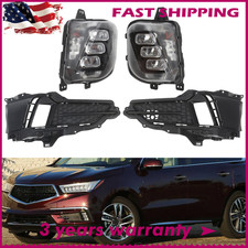 For 2017-2020 Acura Mdx Pair Clear Front Bumper Fog Light Driving Lamps For 2017-2020 Acura Mdx Pair Clear Front Bumper Fog Light Driving Lamps
