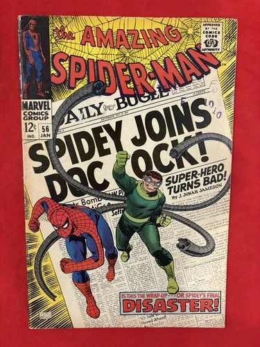 The Amazing Spider-Man #56 (Marvel Comics January 1967) Spider-Man, Doctor Octo…
