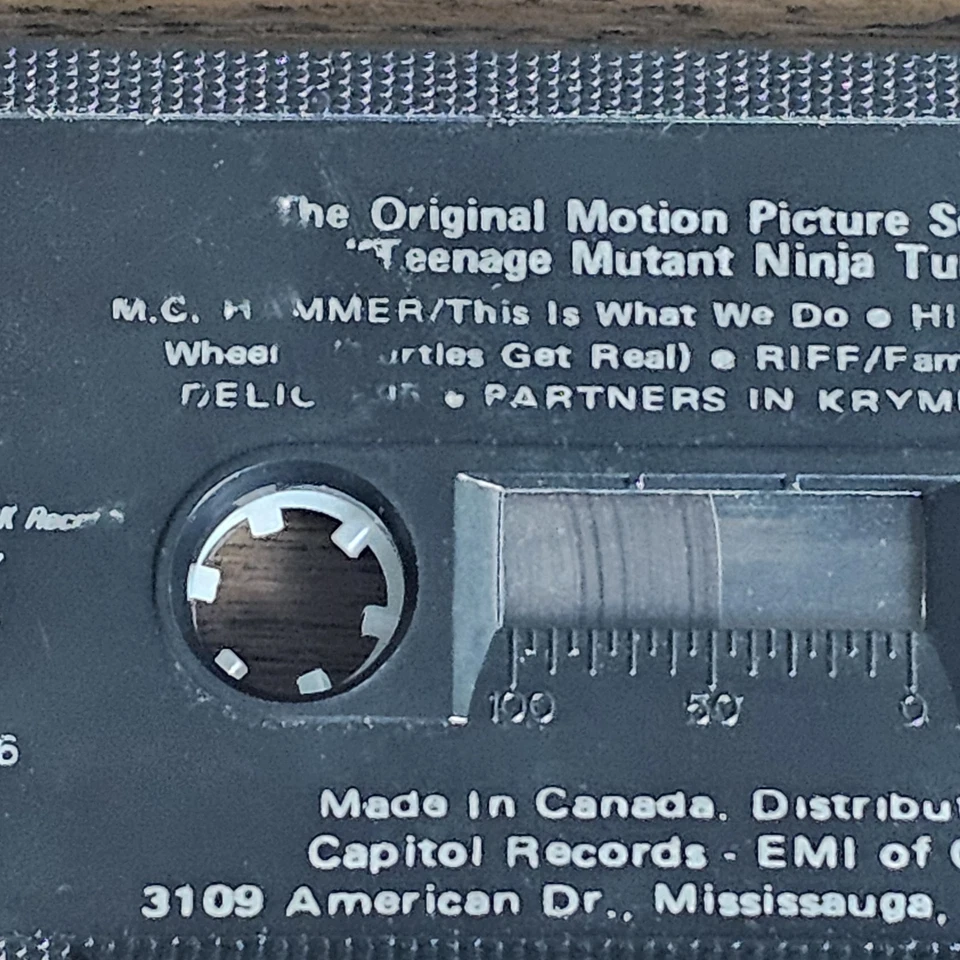 VTG TMNT Teenage Mutant Ninja Turtles Original Soundtrack - Cassette Tape 1990 - Image 4 of 4