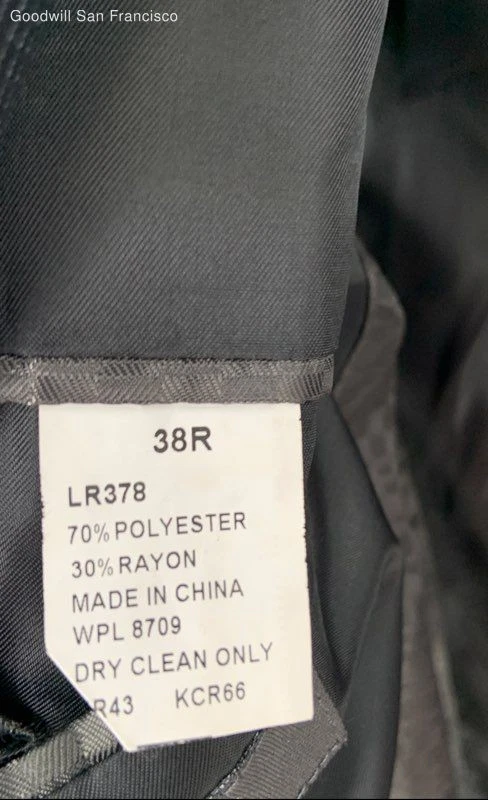 Kenneth Cole Reaction Blazer Size 38 Men Regular Black Basic Coat - Image 4 of 4