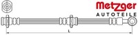 Metzger 4110639 Bremsschlauch Vorderachse Vorne FüR Mitsubishi
