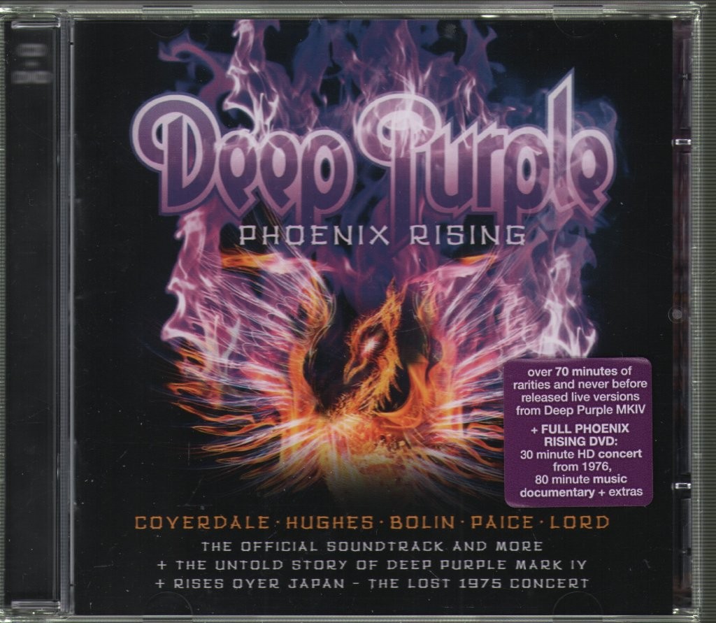 Deep Purple Phoenix Rising CD/DVD Germany Ear Music 2011 2 disc set comprising