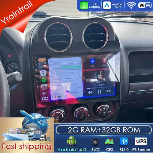 For Jeep Patriot 2009-2016 GPS Navi Multimedia Player Video Android ...
