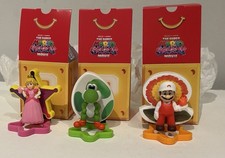 MCDONALD  S HAPPY MEAL TOYS LOT 2026 SUPER MARIO GALAXY MOVIE FIGURE LOT OF 3