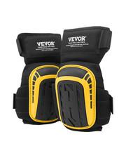Heavy Duty Work Knee Pads with Foam Gel Cushion 2 Extension Straps Anti-Slip Yel
