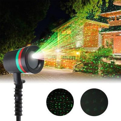 LED Laser Licht Projektor Innen Außen Lichteffekt Garten Party Dekoration NEU