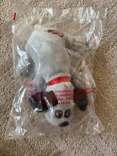 NIB 1986 Tonka Gray Pound Puppy with Black Ears in sealed bag