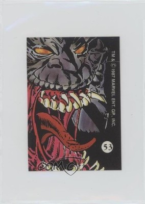1987 Marvel Universe Stickers II: History of the X-Men Brood Queen #53 2pv