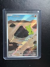 Larvitar SV03 Fiamme Ossidiana Holo Illustrazione Carta Pokémon Rara TCG 203/197