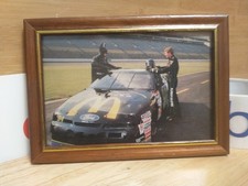Foto NASCAR Bill Elliott #94 McDonald's Batman Ford 3 x 5 con cornice