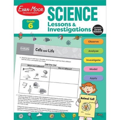Science Lessons and Investigations, Grade 6 by Evan-Moor Educational Publishers