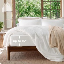 Duvet Cover Set Queen Size with Fitted Sheet 4 Piece Bedding