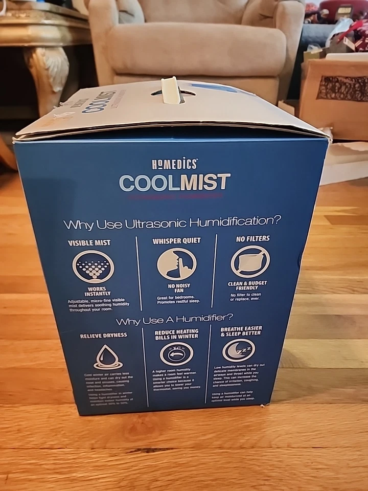 HoMedics UHE - CM25 Coolmist Ultrasonic Humidifier - Image 4 of 4